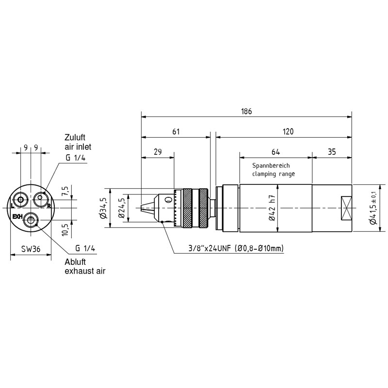 tz_60053667 Technische Zeichnung EBM 38 - 5200 B - MRD