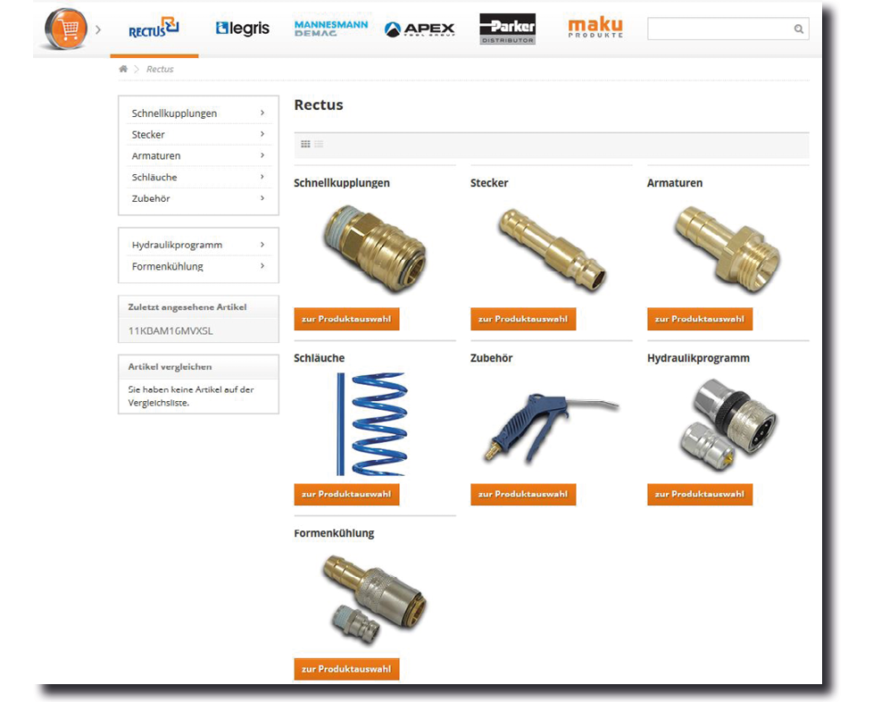 Unser neuer Internet-Auftritt mit Online-Shop