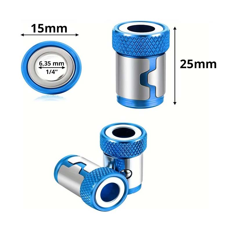 promo9-bithalter-blau-masse Maße Magnet-Schraubenhalter