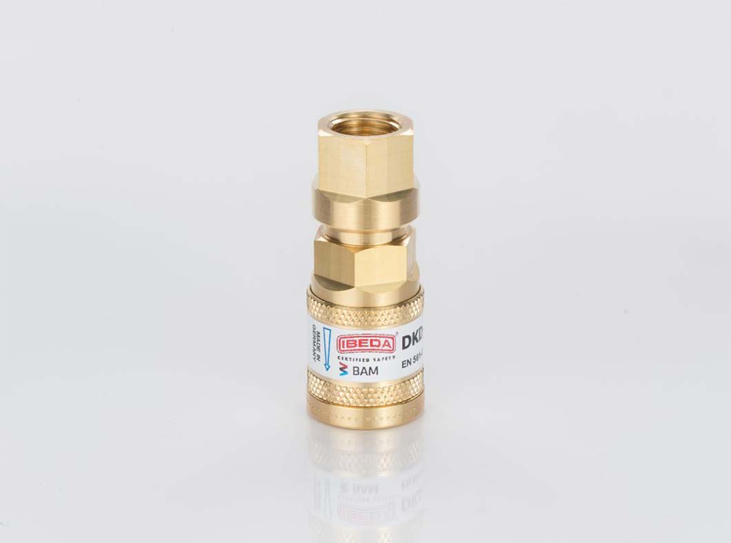 DKD-W_blau DKD-W G1/4RH Sauerstoff