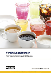 Parker connection solutions for drinking water and beverages