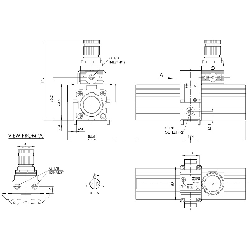 Technische Zeichnung 9002200