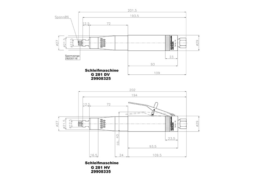 g-281-dv_hv Technische Zeichnung