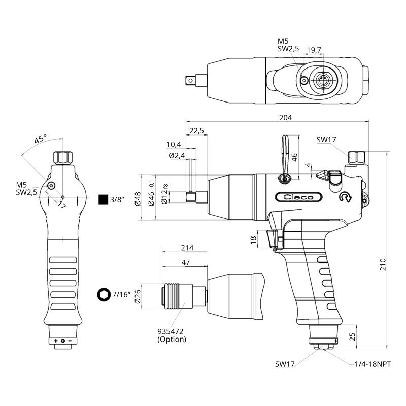TZ_55PTHHA 55PTHHA Technische Zeichnung