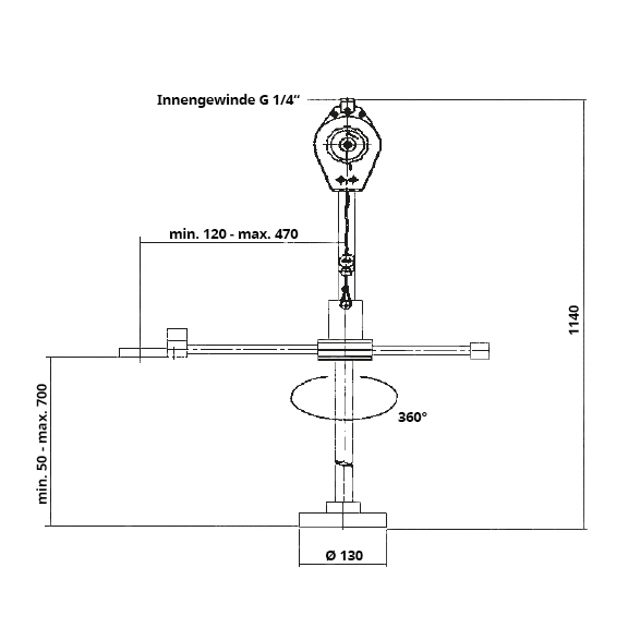 linearstativ_vlst_TZ1 Technische Zeichnung VLST-2