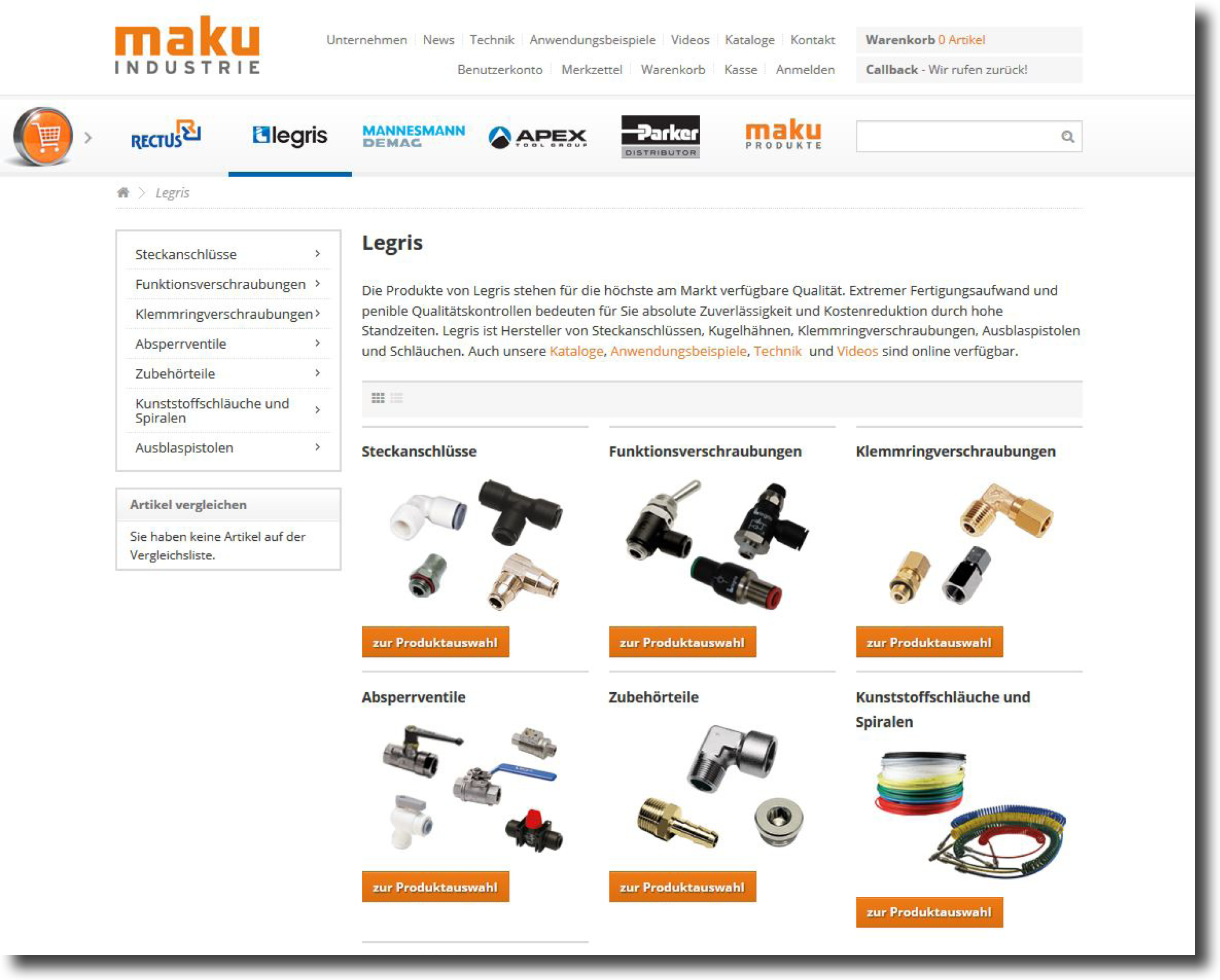 Ab sofort sind die Produkte von Parker Legris im Online-Shop