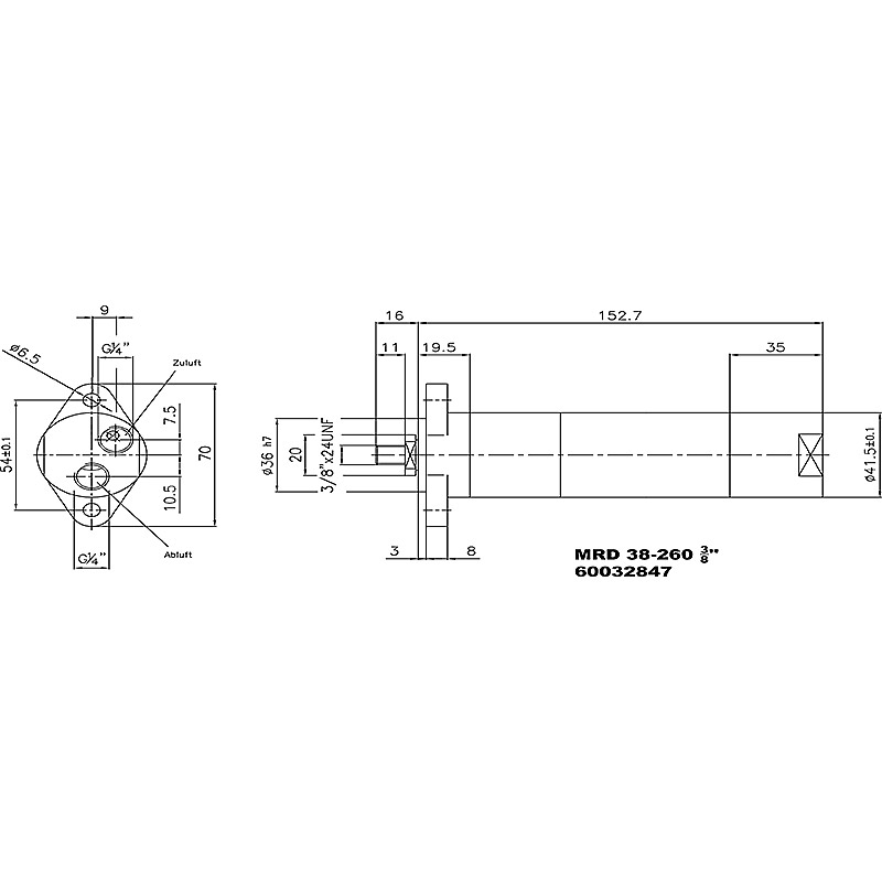 MRD 38-260 3/8'' F54