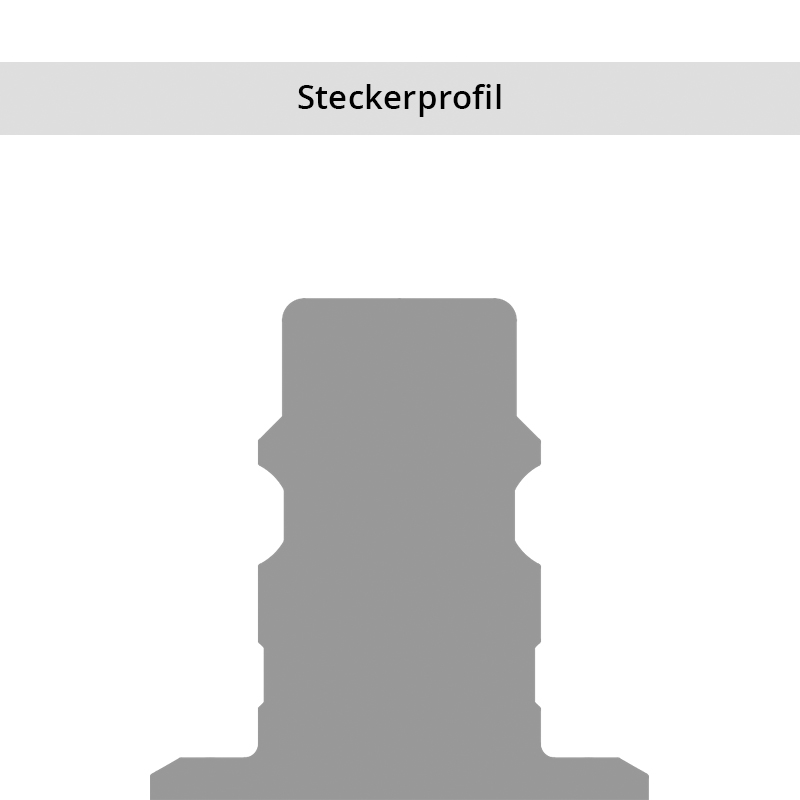 Steckerprofil Serie 25