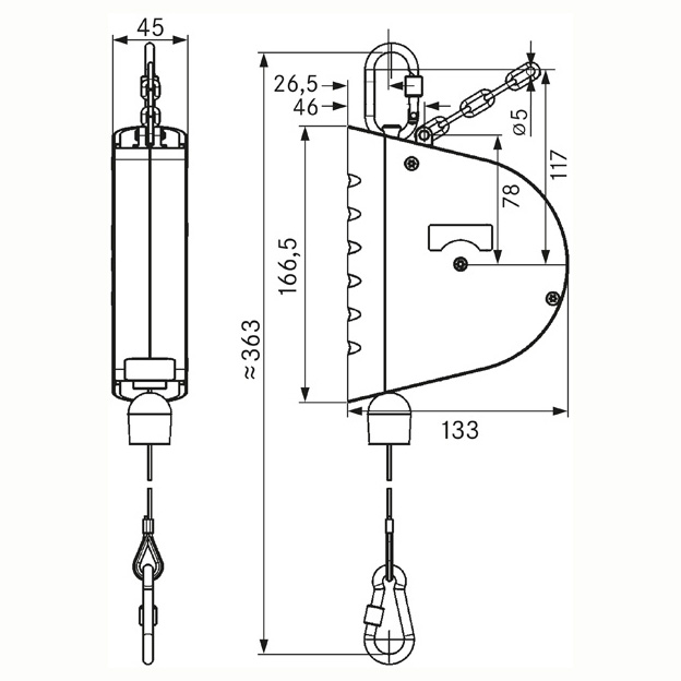 Technische Zeichnung 77001321
