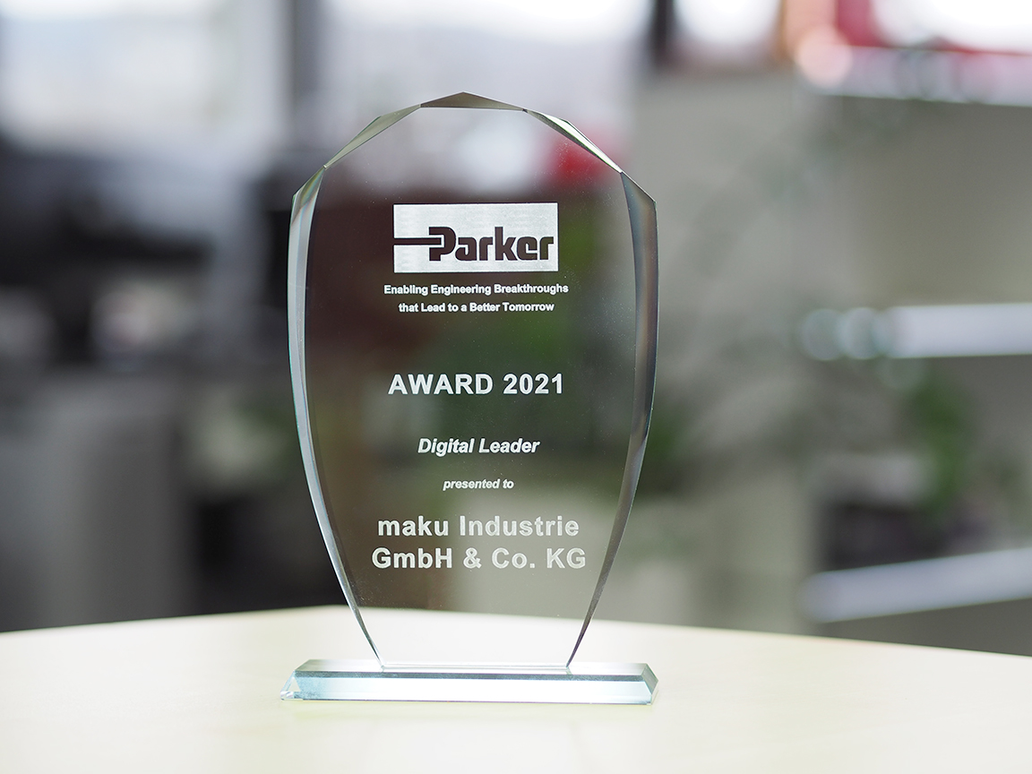 Parker Award Digital Leader 2021 for maku