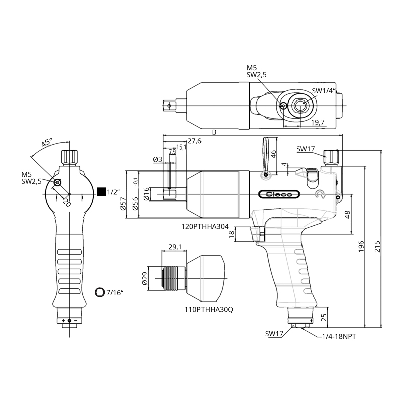 TZ_110-120PTHHA 120PTHHA Technische Zeichnung