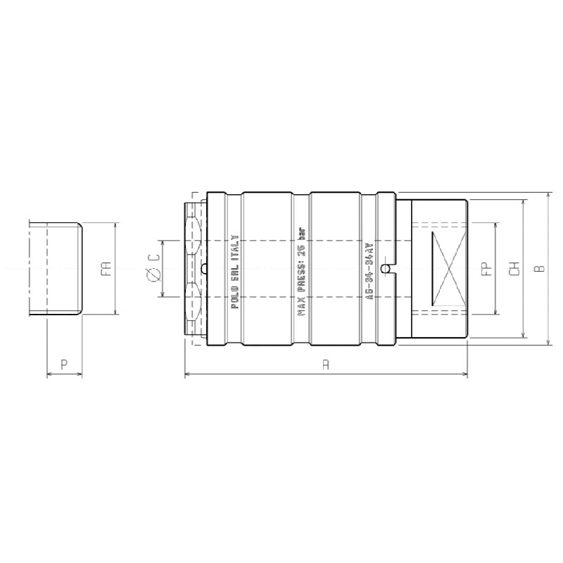 TZ_AG-AV Technische Zeichnung