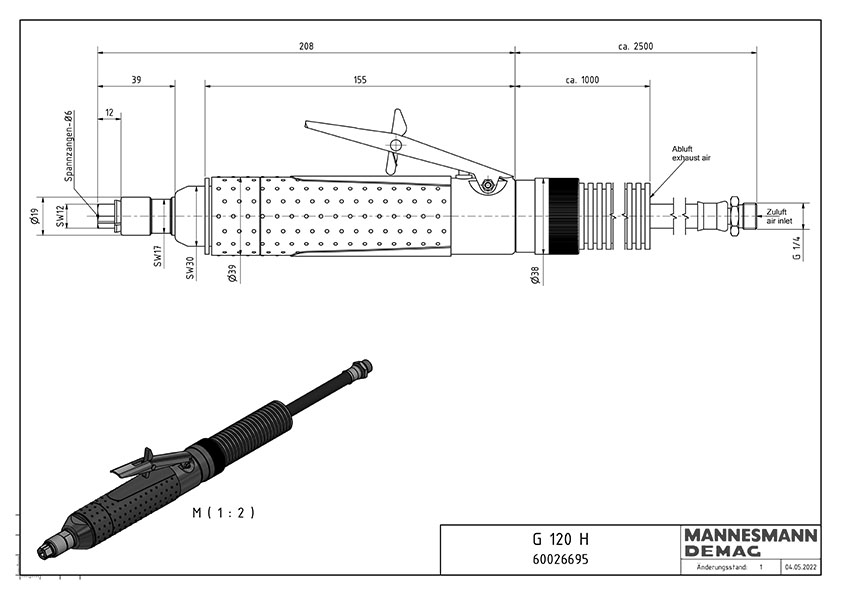 g-120-h-60026695 Technische Zeichnung