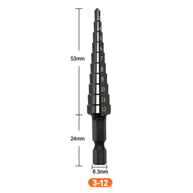 Stufenbohrer 3-12mm