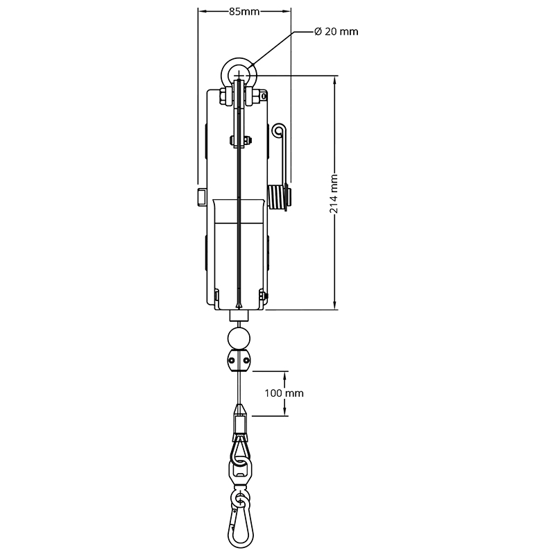BL-C_TZ_2 Technische Zeichnung BL-10C