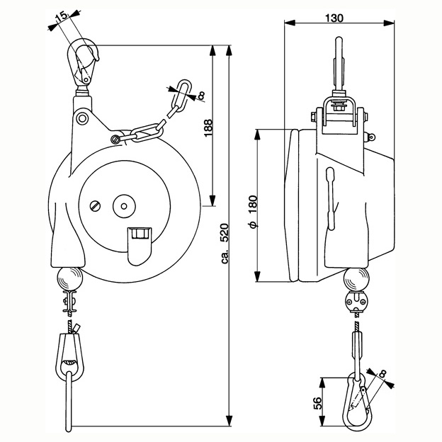 Technische Zeichnung 77000620